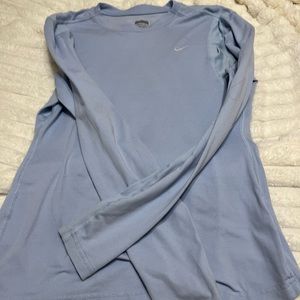 blue nike long sleeve